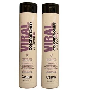 Celeb Luxury Viral 2 Pack 8.25 oz.Purple Lilac Color Conditioner Bond Fix